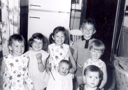 Sherri (on left) with Paula, Vicki, Perry, Michele, Kim, Julie