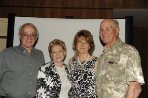 Paula and Perry with their parents